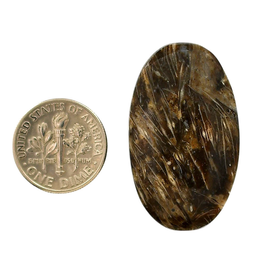 Bat Cave Jasper 20.8x35x5 mm Oval Shape Polished Gemstone LS21-05654