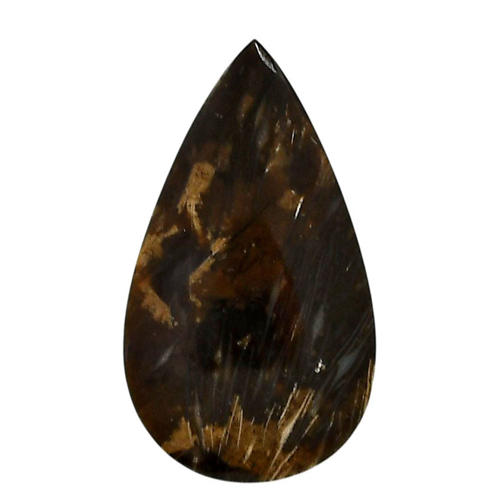Bat Cave Jasper 20.85x36.35x5.5 mm Pear Shape Polished Gemstone LS21-05656