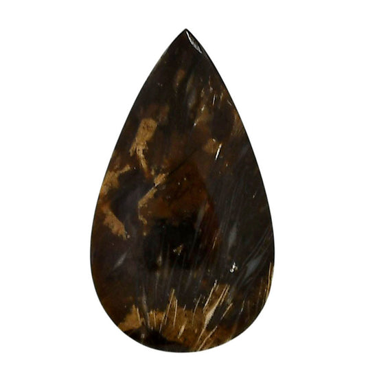 Bat Cave Jasper 20.85x36.35x5.5 mm Pear Shape Polished Gemstone LS21-05656