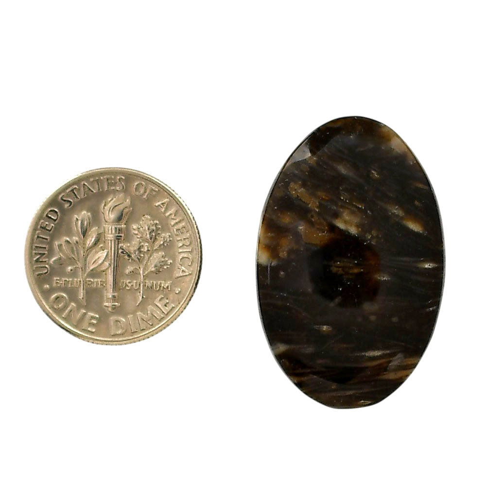 Bat Cave Jasper 19x29.1x5.5 mm Oval Shape Polished Gemstone LS21-05658