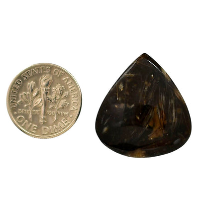 Bat Cave Jasper 22.6x24.65x5.8 mm Heart Shape Polished Gemstone LS21-05663