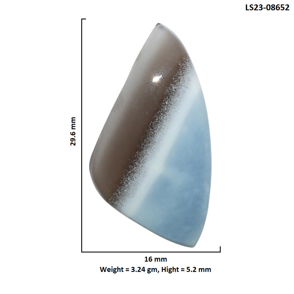 Owyhee Opal 16x29.6x5.2 mm Fancy Shape Polished Gemstone LS23-08652