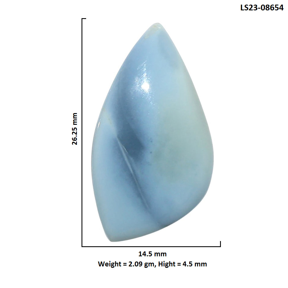 Owyhee Opal 14.5x26.25x4.5 mm Fancy Shape Polished Gemstone LS23-08654