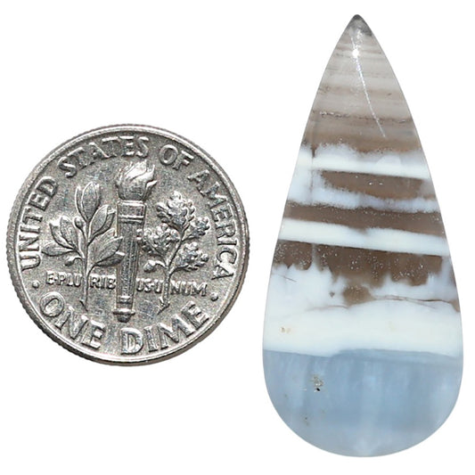 Owyhee Opal 14.7x32.4x4 mm Pear Shape Polished Gemstone LS23-08656
