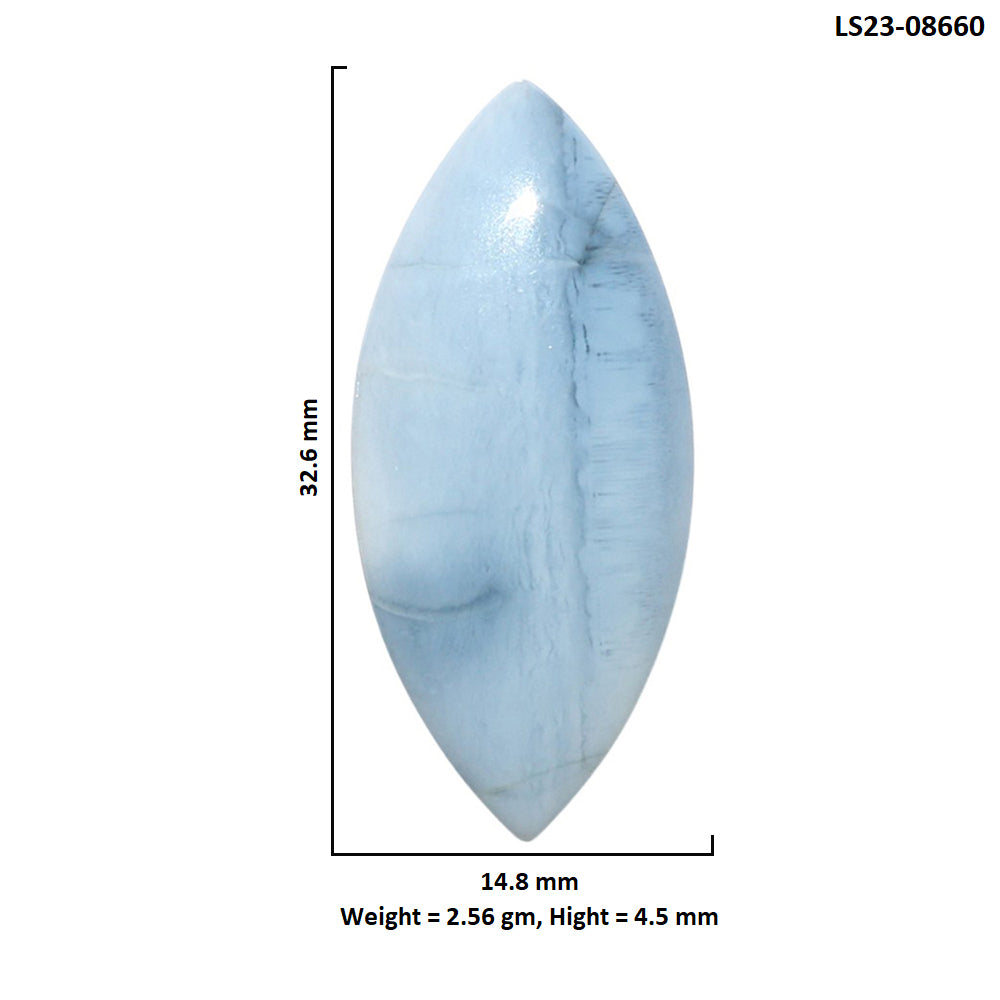 Owyhee Opal 14.8x32.6x4.5 mm Marquise Shape Polished Gemstone LS23-08660