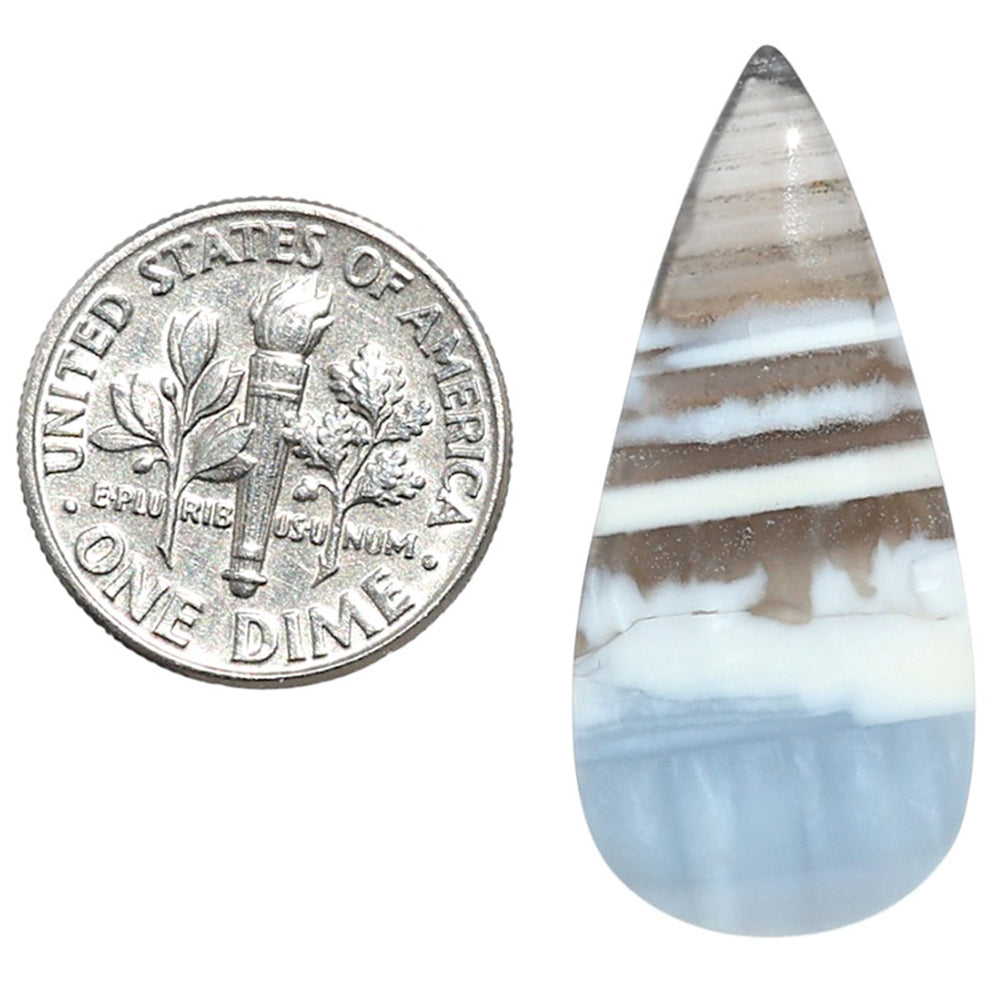 Owyhee Opal 14.5x32x3.5 mm Pear Shape Polished Gemstone LS23-08665