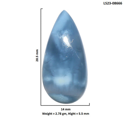 Owyhee Opal 14x28.5x5.5 mm Pear Shape Polished Gemstone LS23-08666