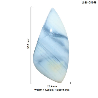 Owyhee Opal 17.3x36.5x6 mm Fancy Shape Polished Gemstone LS23-08668