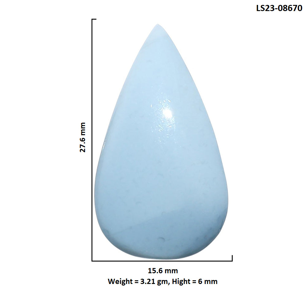 Owyhee Opal 15.6x27.6x6 mm Pear Shape Polished Gemstone LS23-08670