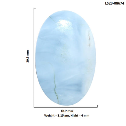 Owyhee Opal 18.7x29.3x4 mm Oval Shape Polished Gemstone LS23-08674