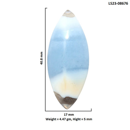 Owyhee Opal 17x40.8x5 mm Marquise Shape Polished Gemstone LS23-08676