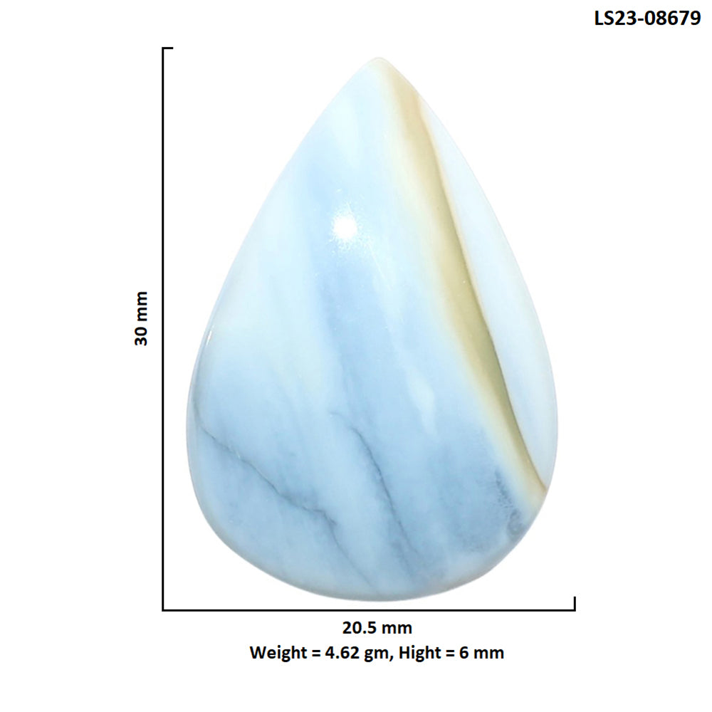 Owyhee Opal 20.5x30x6 mm Pear Shape Polished Gemstone LS23-08679