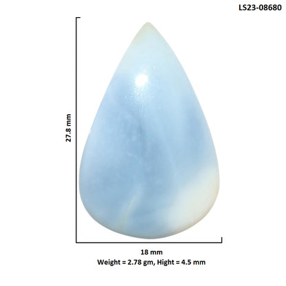 Owyhee Opal 18x27.8x4.5 mm Pear Shape Polished Gemstone LS23-08680