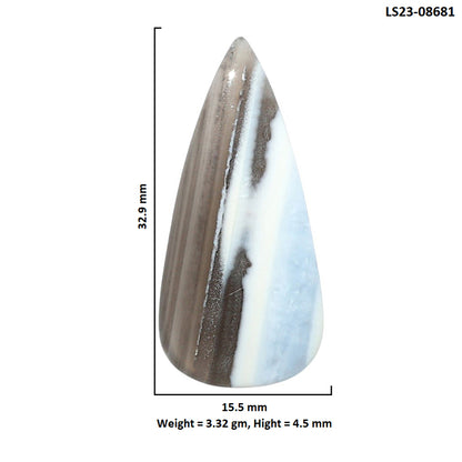 Owyhee Opal 15.5x32.9x4.5 mm Pear Shape Polished Gemstone LS23-08681