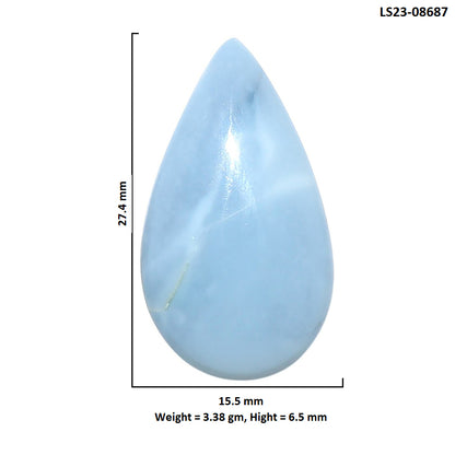 Owyhee Opal 15.5x27.4x6.5 mm Pear Shape Polished Gemstone LS23-08687