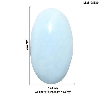 Owyhee Opal 16.8x29.5x8.3 mm Oval Shape Polished Gemstone LS23-08689