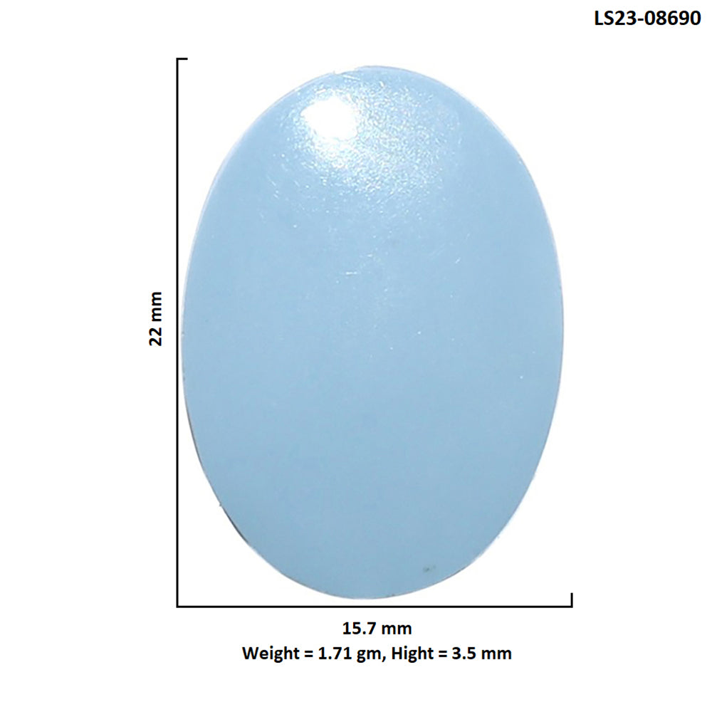 Owyhee Opal 15.7x22x3.5 mm Oval Shape Polished Gemstone LS23-08690