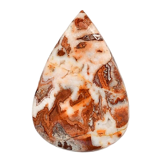 Rosetta Picture Jasper 20x29.2x5.5 mm Pear Shape Polished Gemstone LS24-05924