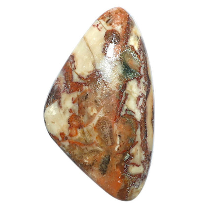 Rosetta Picture Jasper 19x33.2x5.5 mm Fancy Shape Polished Gemstone LS24-08113