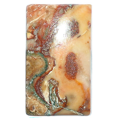 Rosetta Picture Jasper 14x23.4x6 mm Baguette Shape Polished Gemstone LS24-08121