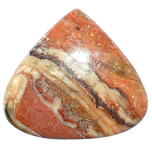 Rosetta Picture Jasper 23.4x25.8x5.5 mm Heart Shape Polished Gemstone LS24-08127
