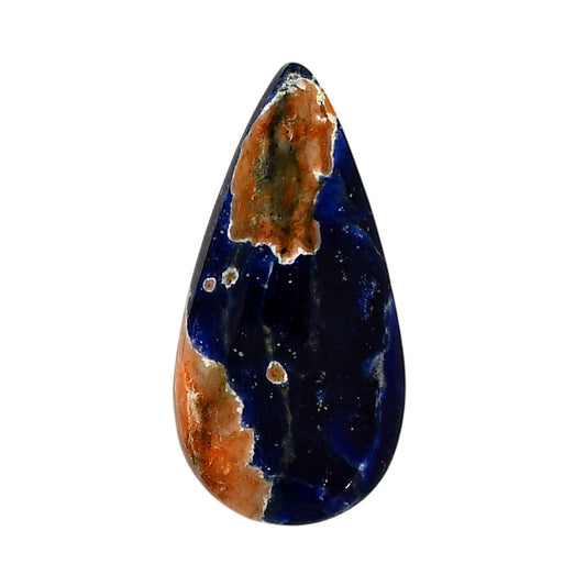 Sodalite 19x37.45x5.5 mm Pear Shape Polished Gemstone LS26-05572