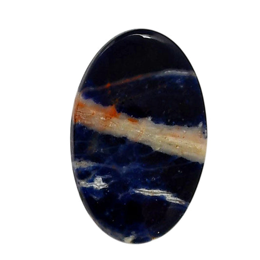 Sodalite 18.8x29.5x5 mm Oval Shape Polished Gemstone LS26-05587