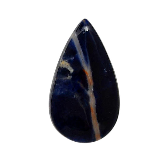 Sodalite 16.7x29.1x6 mm Pear Shape Polished Gemstone LS26-05588