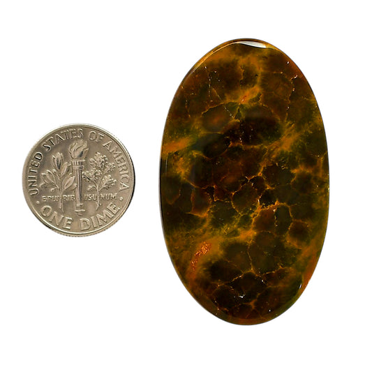 Ocean Jasper 26.7x44.65x6 mm Oval Shape Polished Gemstone LS27-05561
