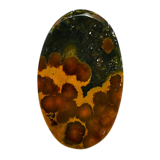 Ocean Jasper 24x38.7x5.5 mm Oval Shape Polished Gemstone LS27-05564