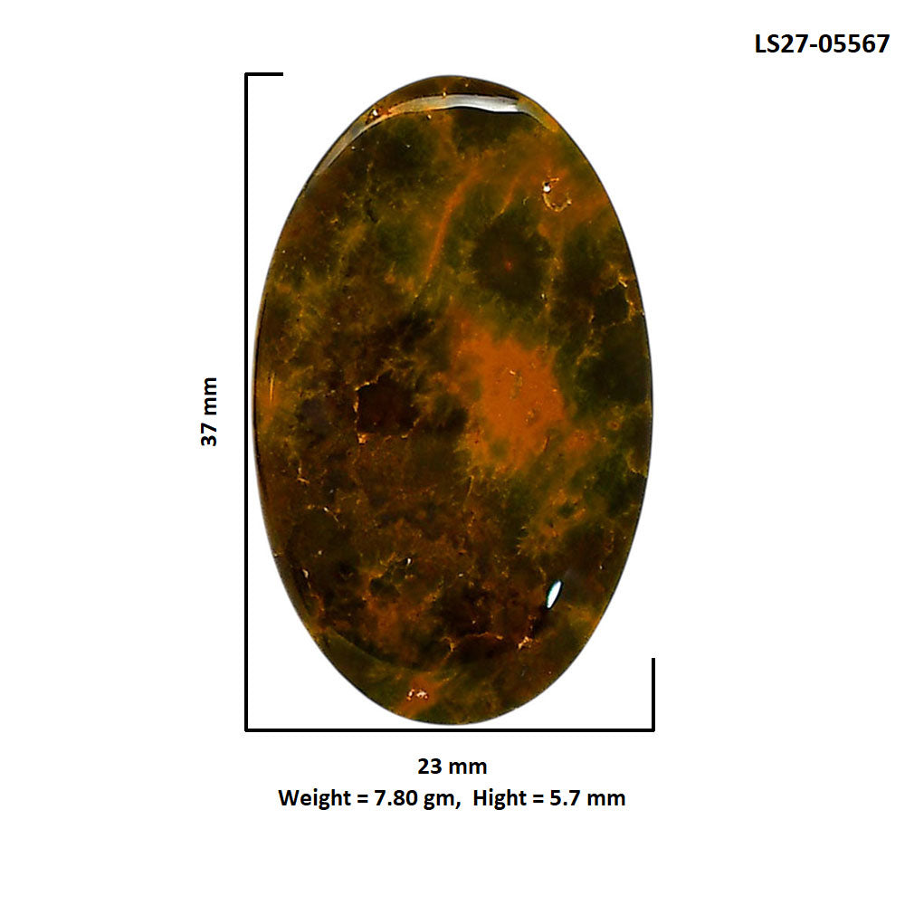 Ocean Jasper 23x37x5.7 mm Oval Shape Polished Gemstone LS27-05567