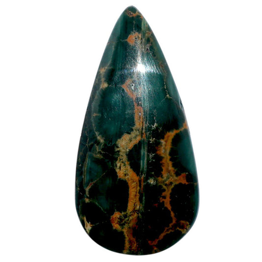 Ocean Jasper 21.75x43.55x5.6 mm Pear Shape Polished Gemstone LS27-07864