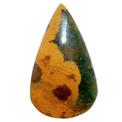 Ocean Jasper 19.2x32.6x4.8 mm Pear Shape Polished Gemstone LS27-07867