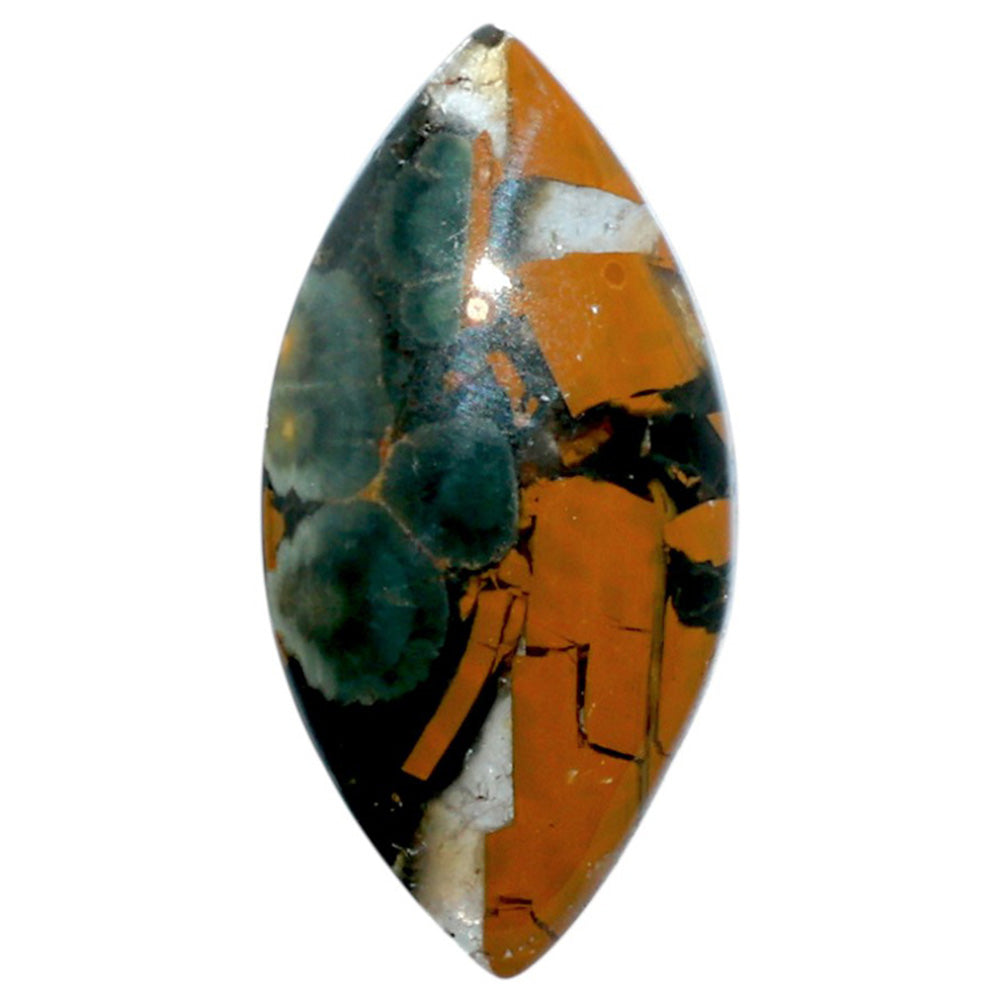 Ocean Jasper 16.3x32.55x5 mm Marquise Shape Polished Gemstone LS27-07873