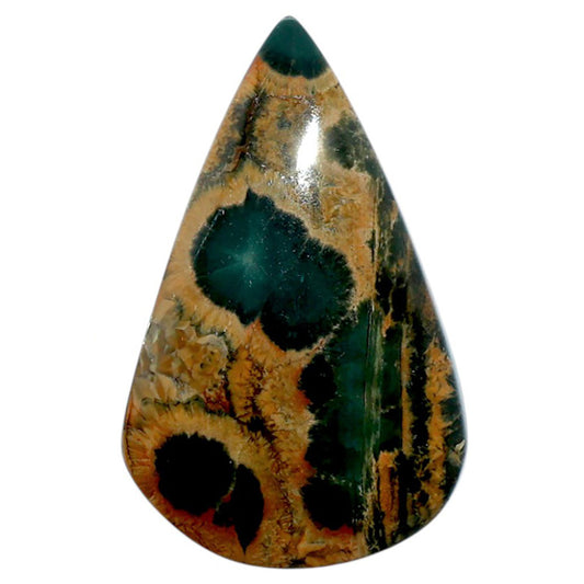 Ocean Jasper 21.3x34x6 mm Pear Shape Polished Gemstone LS27-07876