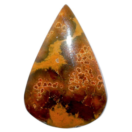 Ocean Jasper 20x29.5x5.5 mm Pear Shape Polished Gemstone LS27-07885