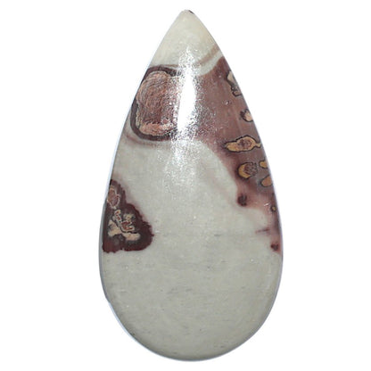 Coffee Bean Jasper 19.3x36.75x5 mm Pear Shape Polished Gemstone LS28-08206