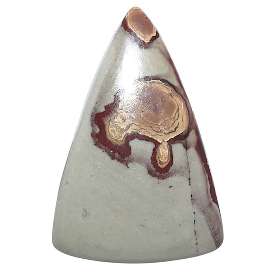 Coffee Bean Jasper 24x35.85x4.3 mm Fancy Shape Polished Gemstone LS28-08207