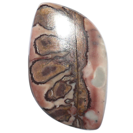 Coffee Bean Jasper 22.25x38x5 mm Fancy Shape Polished Gemstone LS28-08208