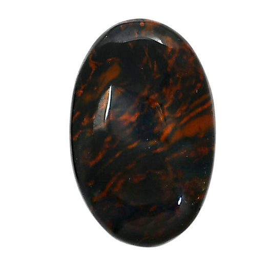 Blood Stone 18.5x28.7x6 mm Oval Shape Polished Gemstone LS32-05212