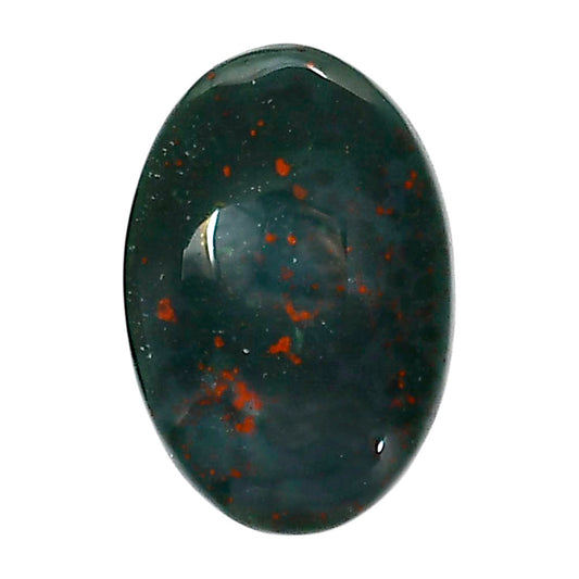 Blood Stone 17.4x25.7x5 mm Oval Shape Polished Gemstone LS32-05214