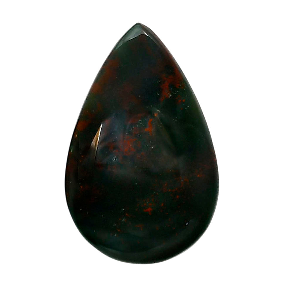 Blood Stone 20.7x32.15x5 mm Pear Shape Polished Gemstone LS32-05221