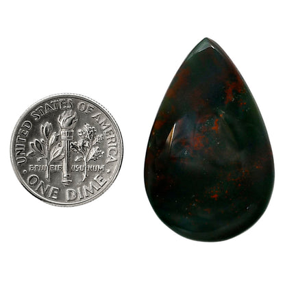 Blood Stone 20.7x32.15x5 mm Pear Shape Polished Gemstone LS32-05221
