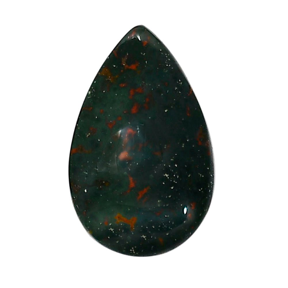 Blood Stone 17.8x27.8x5.8 mm Pear Shape Polished Gemstone LS32-05223