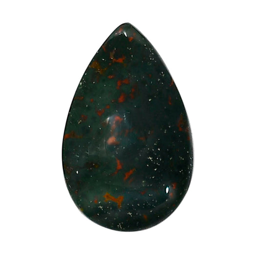 Blood Stone 17.8x27.8x5.8 mm Pear Shape Polished Gemstone LS32-05223