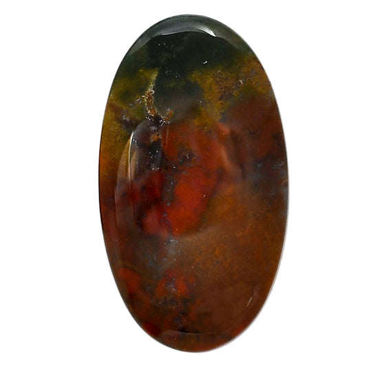 Blood Stone 25x44.2x6 mm Oval Shape Polished Gemstone LS32-05225