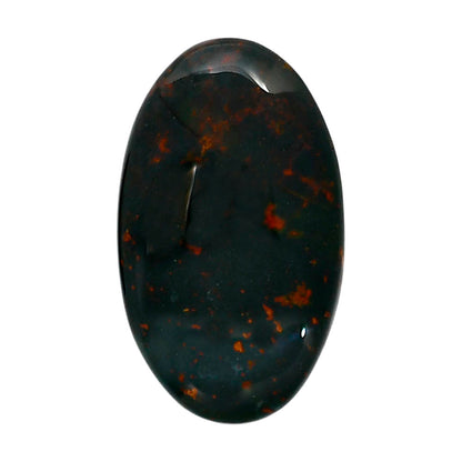 Blood Stone 20.35x34.4x6.5 mm Oval Shape Polished Gemstone LS32-05227