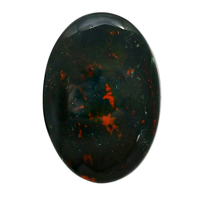 Blood Stone 21.45x30.75x6 mm Oval Shape Polished Gemstone LS32-05228