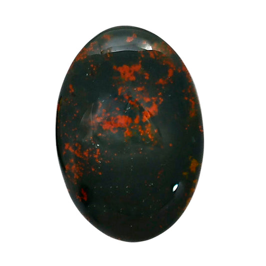 Blood Stone 21.5x31.2x6.5 mm Oval Shape Polished Gemstone LS32-05229