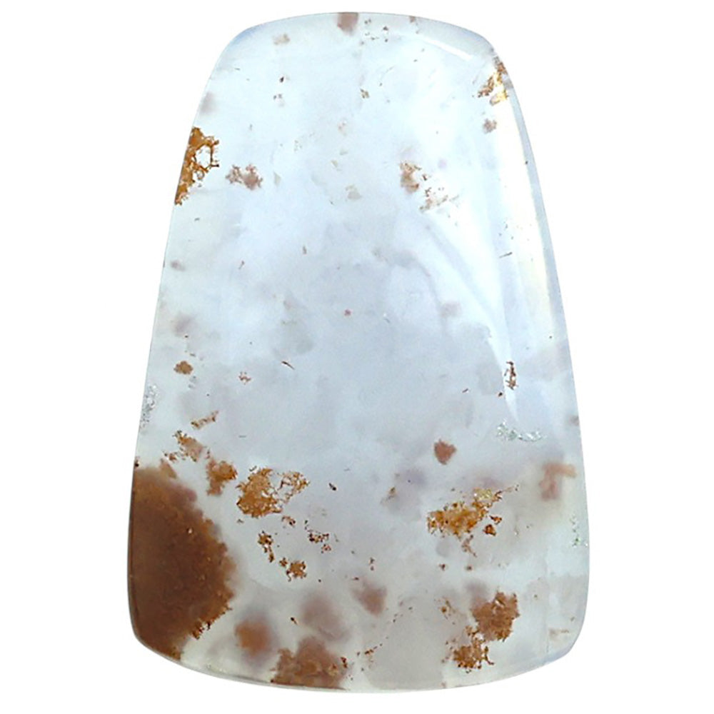 Robinson Ranch Plume Agate 22.2x32.75x6 mm Fancy Shape Polished Gemstone LS33-08136